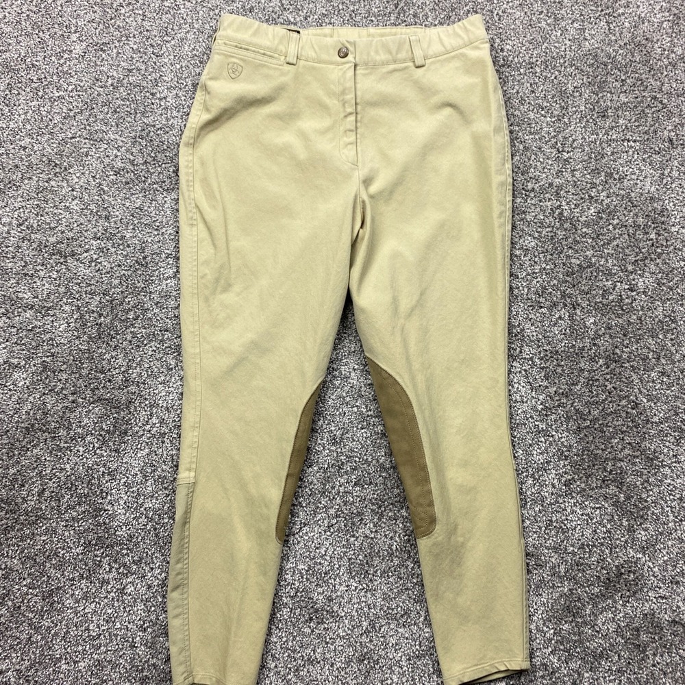 Ariat Fairfax Breeches 30R Tan Riding Pants Suede Knee Patch Equestrian Ho